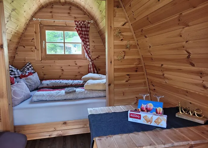 Campo de lujo Romantischer Pod - Gegen Aufpreis Mit Hot Tub - Whirlpool & Sauna