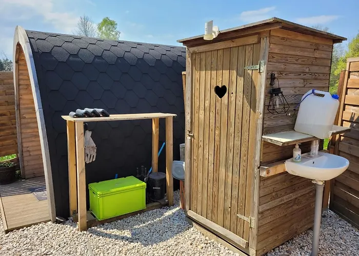 Campo de lujo Romantischer Pod - Gegen Aufpreis Mit Hot Tub - Whirlpool & Sauna *