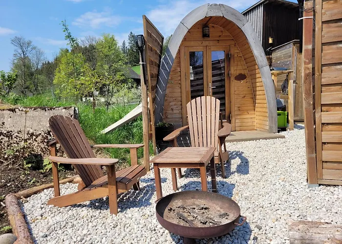 Romantischer Pod - Gegen Aufpreis Mit Hot Tub - Whirlpool & Sauna * Hohenberg an der Eger